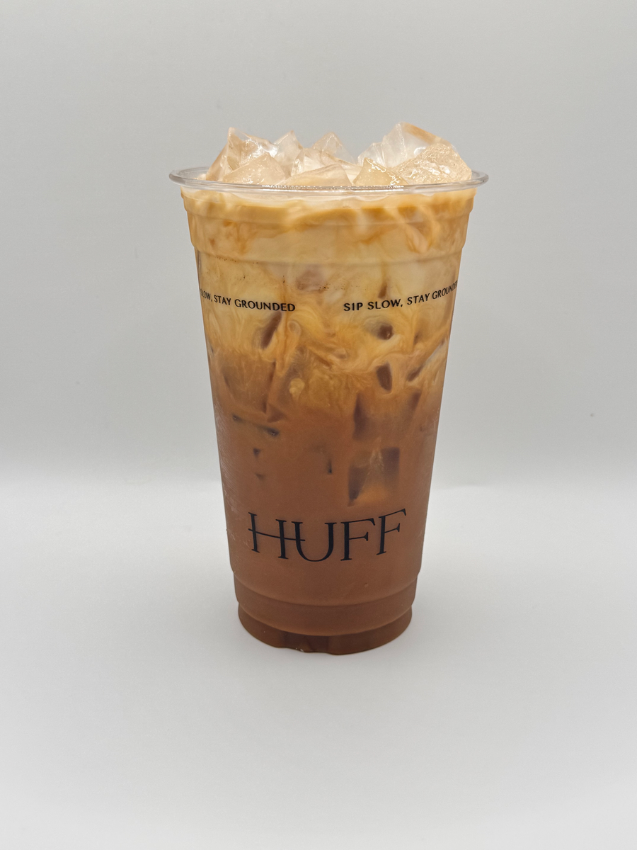 HUFF iced brown sugar shaken espresso